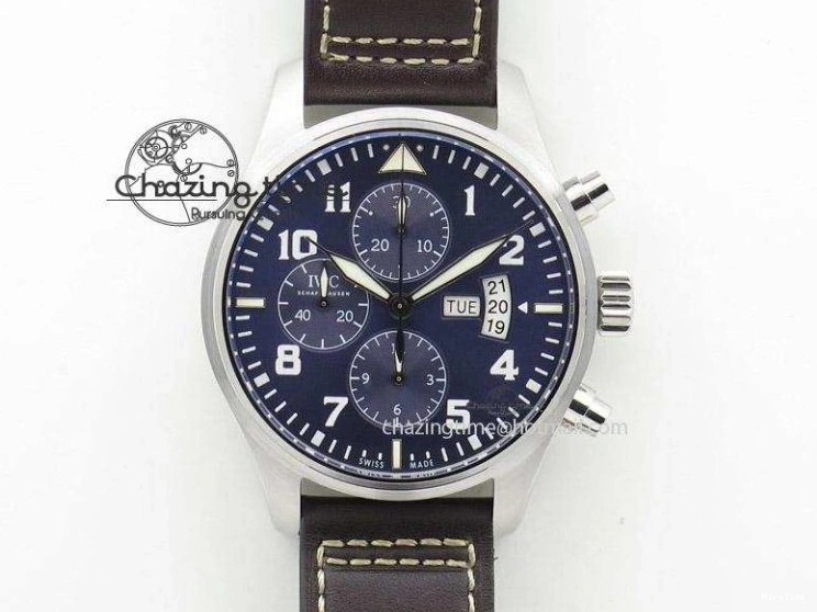 MIROTIME 0521 Pilot Chrono IW388003 Real Ceramic V6F 1:1 Best Edition On Black Nylon Strap A StreetReady 7284
